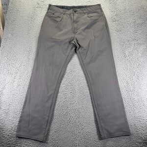 Denali Pants 36x32 Mens Gray Nylon Windbreaker Straight Stretch Hiking Gorpcore